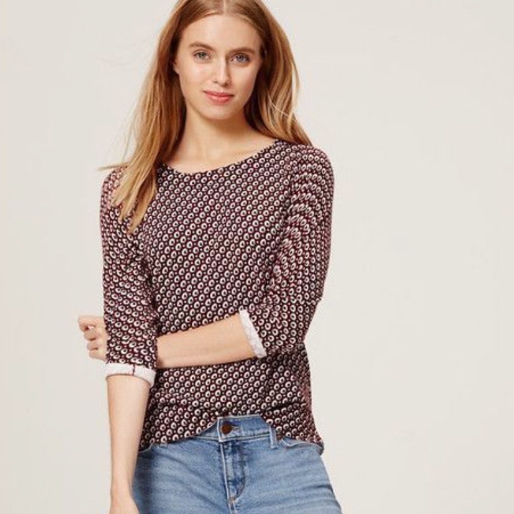 Ann Taylor Loft 3/4 Sleeve Light Sweater